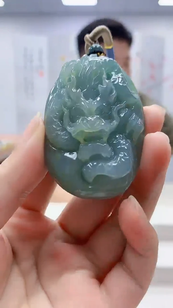 定制翡翠未镶嵌4917ms-毛货挂件151