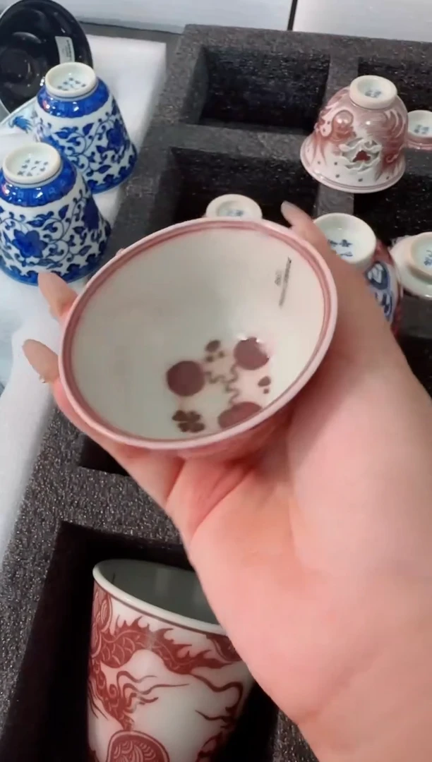 瓷片景德镇瓷器茶器茶杯