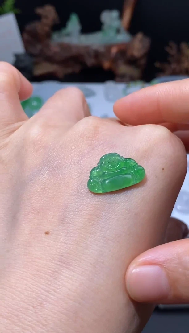 未镶嵌定制翡翠12.2*18.6*2.5