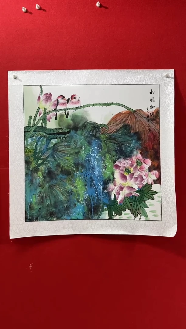 国画国画NYQ杰牛云勤老师作品