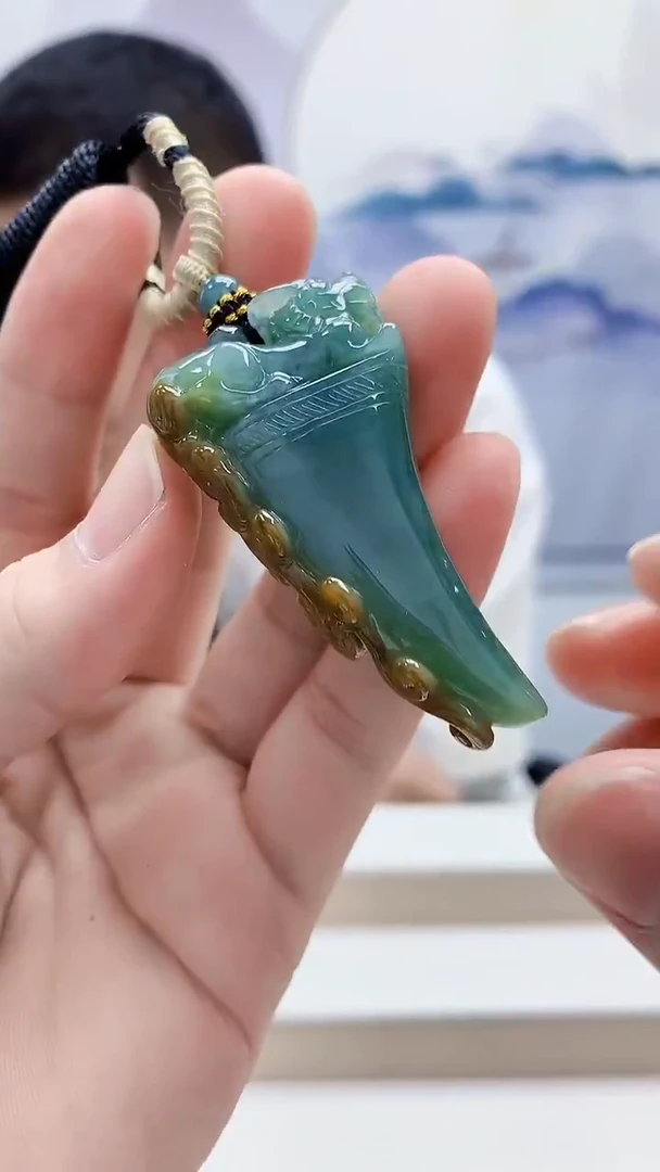 未镶嵌定制翡翠4898bb-毛货挂件52