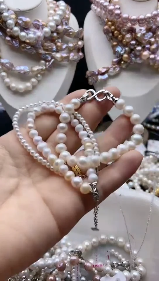 颈饰未镶嵌淡水珍珠1