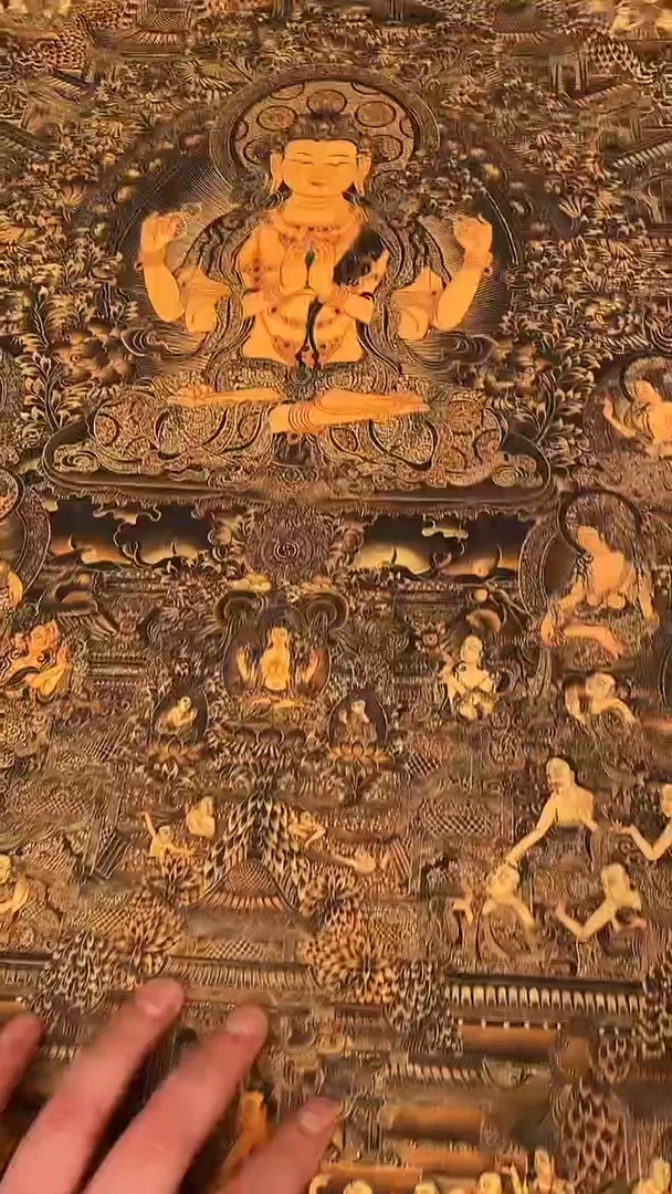 装裱画精美唐卡tk16140