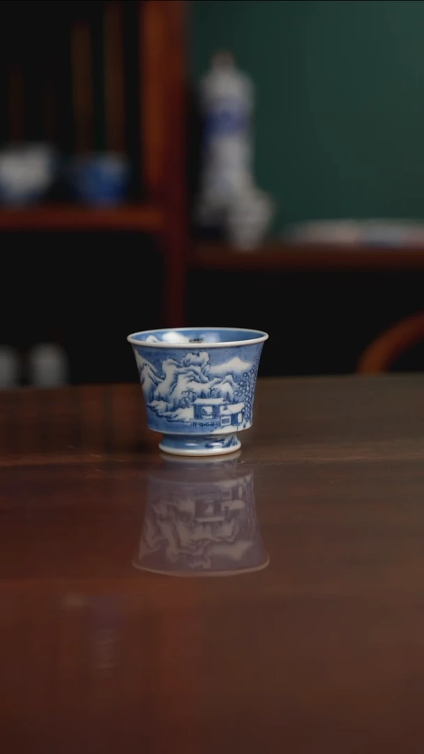 景琳藏 松涛雪韵读书图