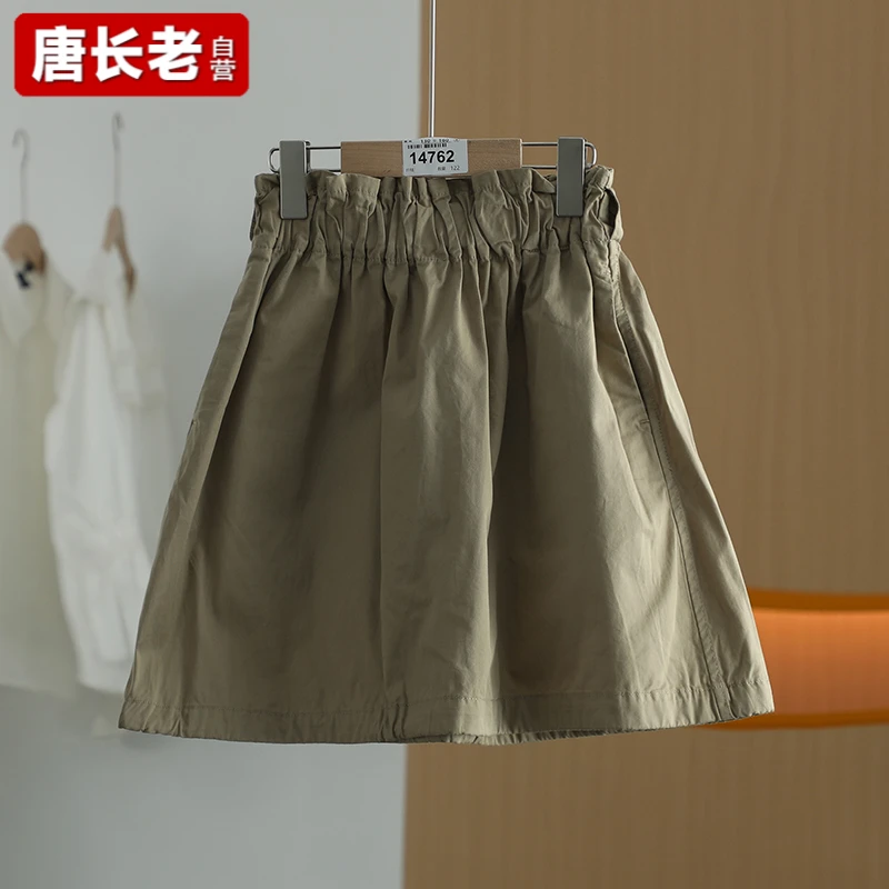 【半价q仓-唐长老自营】货号14762童装夏新款短款腰裙JTZ