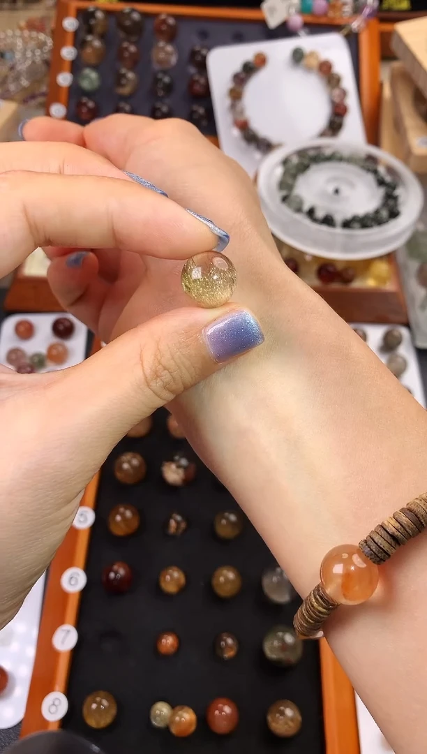未镶嵌手链水晶阿***神天然水晶单珠