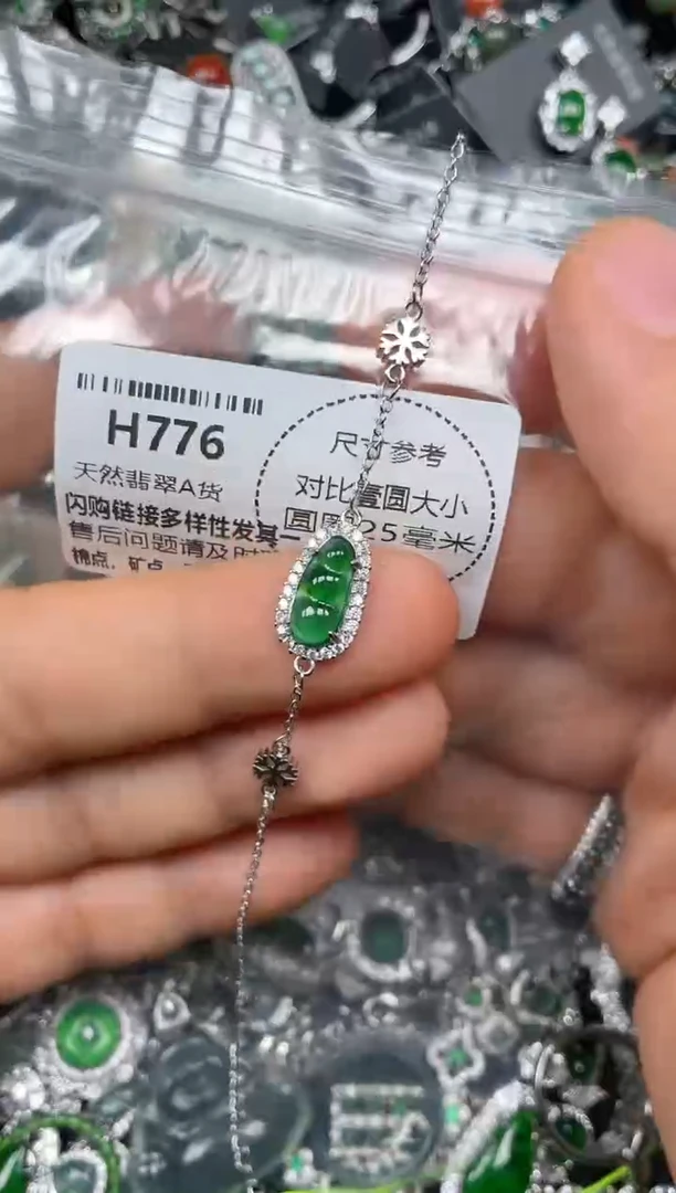 颈饰未镶嵌翡翠H776手链