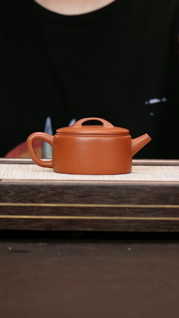 茶壶紫砂小煤窑朱泥    汉瓦壶  傅老师