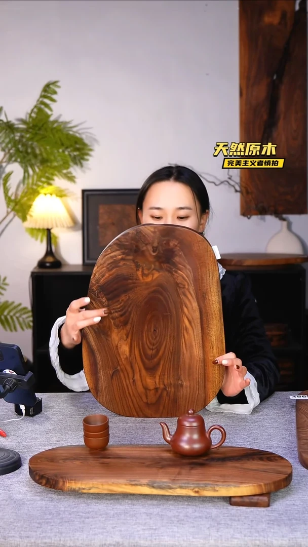 木北美黑胡桃原木.干裂疤结不属于商品质量问题完美主义者慎拍