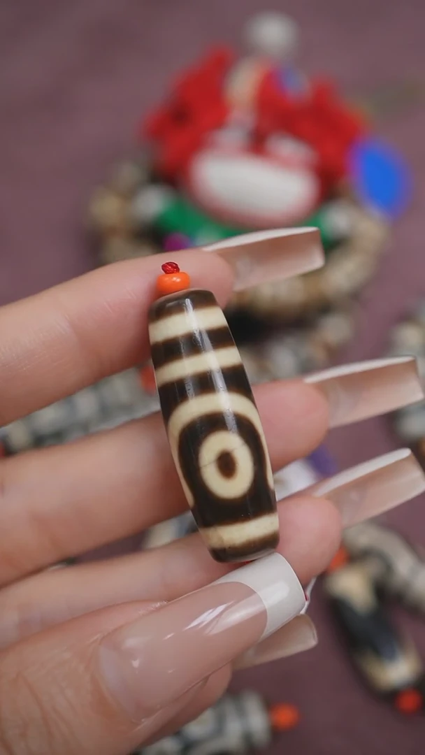 【闪购商品】玛瑙/玉髓颈饰未镶嵌蚀花玛瑙珠定制编绳