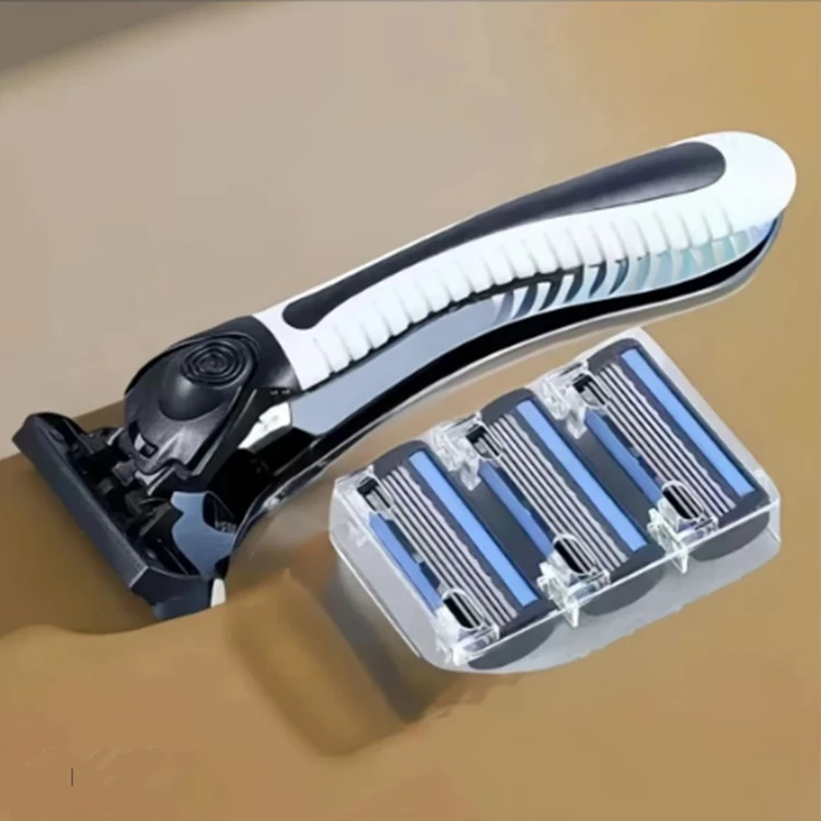 【新店开业】新款进口6层刀片剃须刀手动老式剃须刀男士6层刀胡子刀
