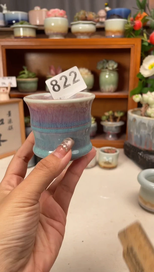 瓷片822知木小芳花盆