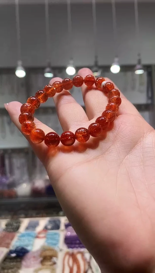 未镶嵌手链长石多样性发其一金太阳8.5+