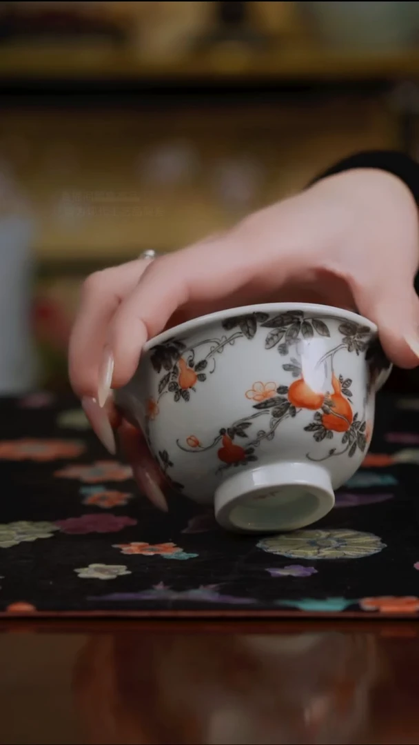 杯景德镇陶瓷杯碗柴烧多人