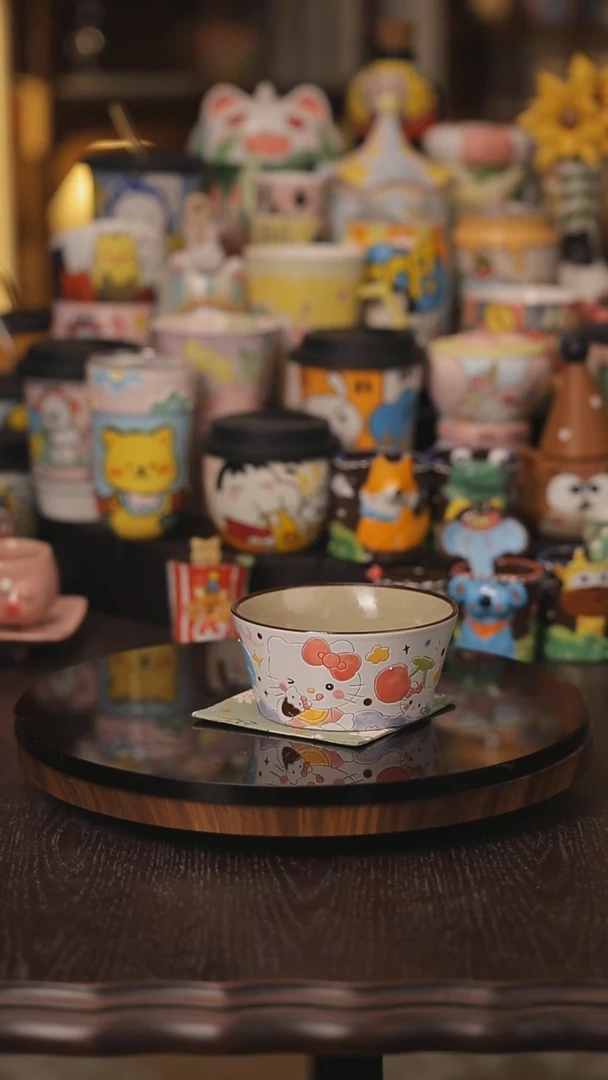 景德镇釉下彩绘设计师款式陶瓷