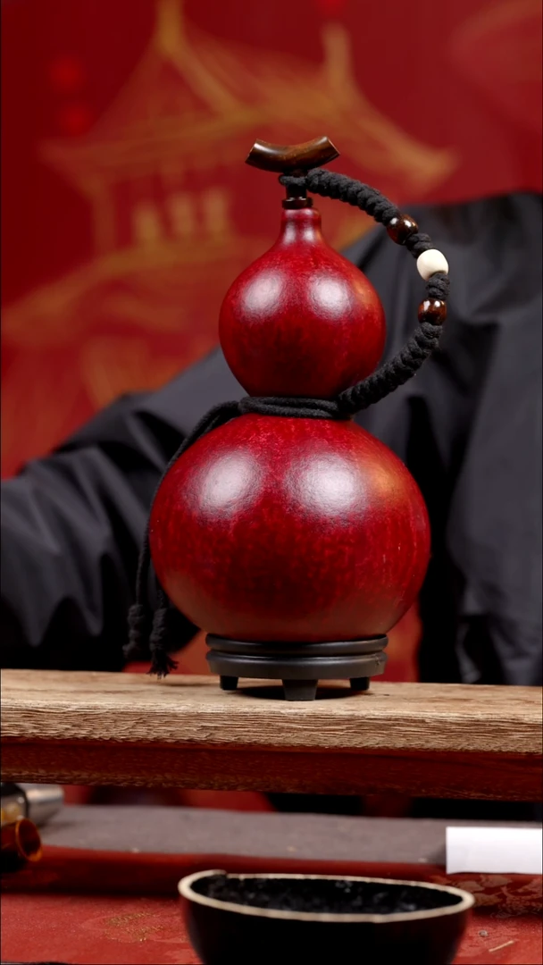 831尾货款大漆精品葫芦600ml