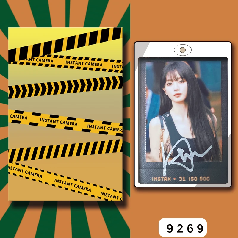 D9269【田曦薇】 正品拍立得照片 黑金