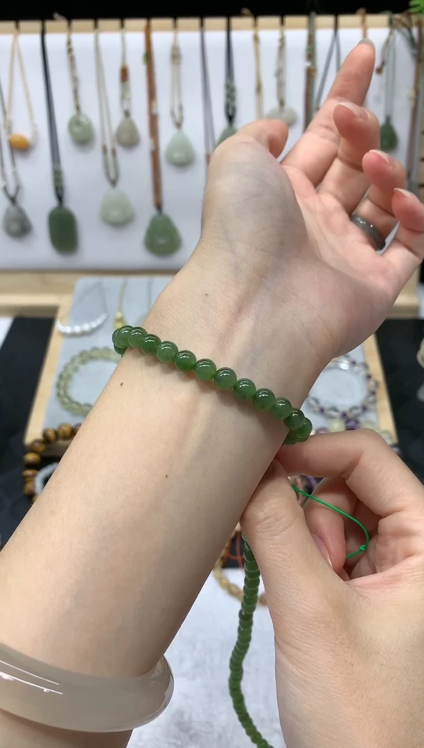 未镶嵌手链和田玉手串4