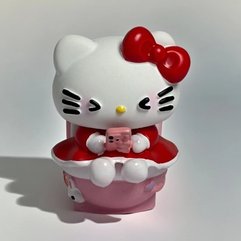 Kitty坐马桶DIY手工潮玩公仔玩具摆件车载少女心卡通动漫可爱礼物