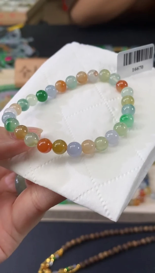 未镶嵌手串翡翠A822|5500