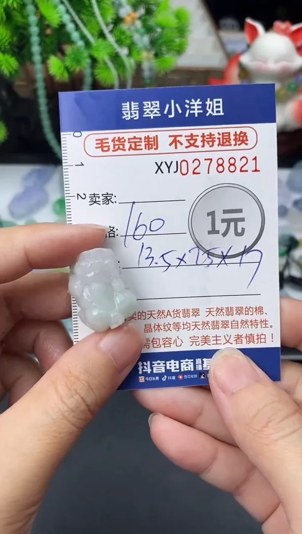 未镶嵌定制翡翠毛货商品 不退换/ 8821