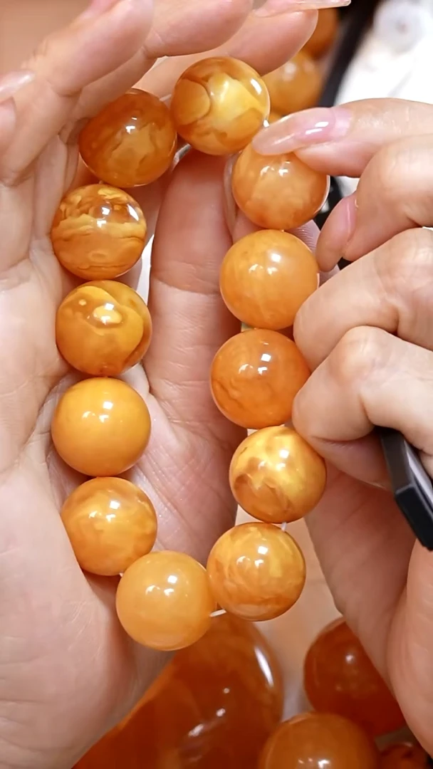 蜜蜡颈饰未镶嵌7655天然蜜蜡珠宝奇石云端妖孽全部保真