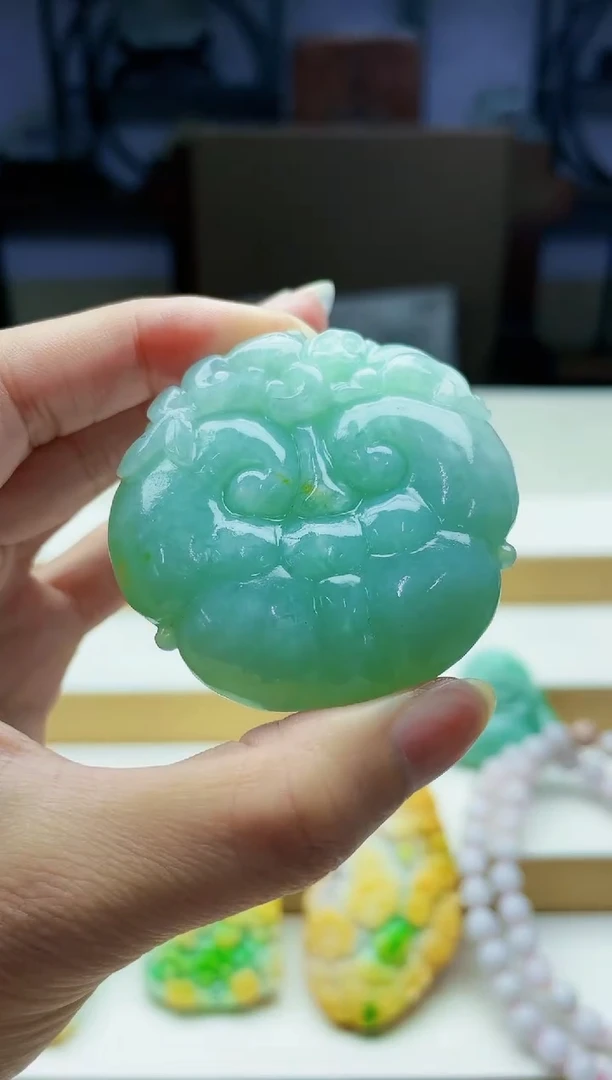 未镶嵌定制翡翠毛货09230248