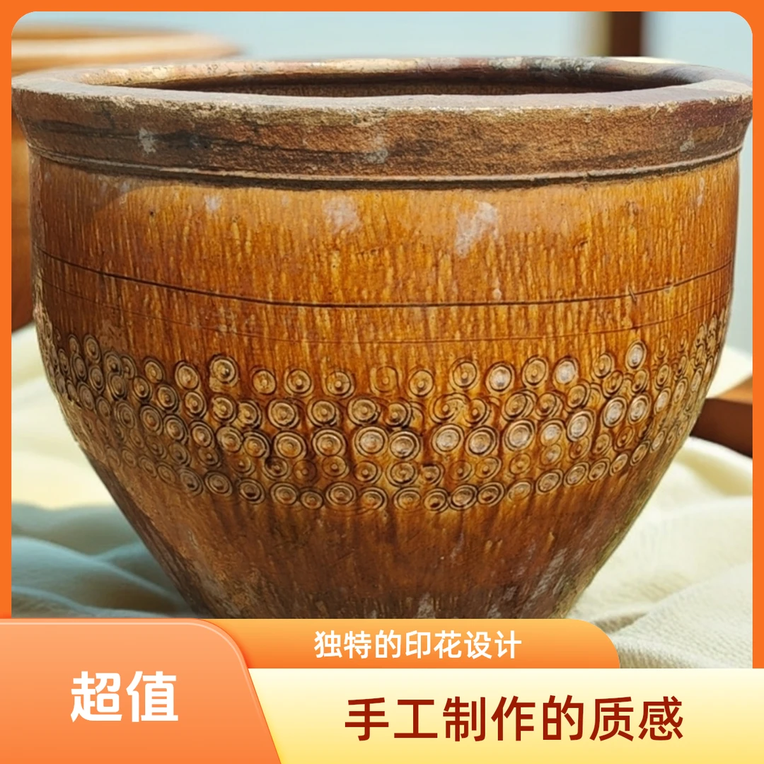 乡下一线收货老水缸 古法养鱼阳台中式庭院复古荷花盆缸