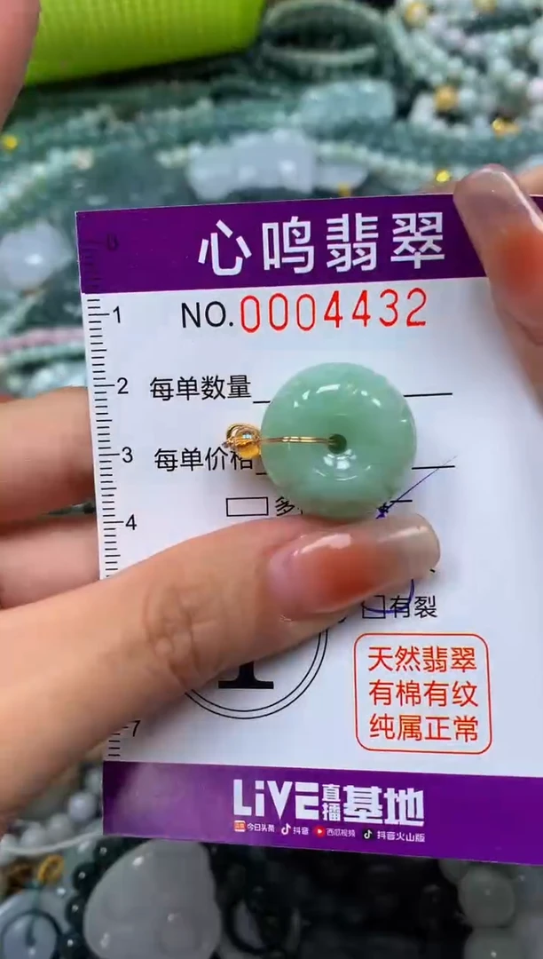 颈饰未镶嵌翡翠闪购004432