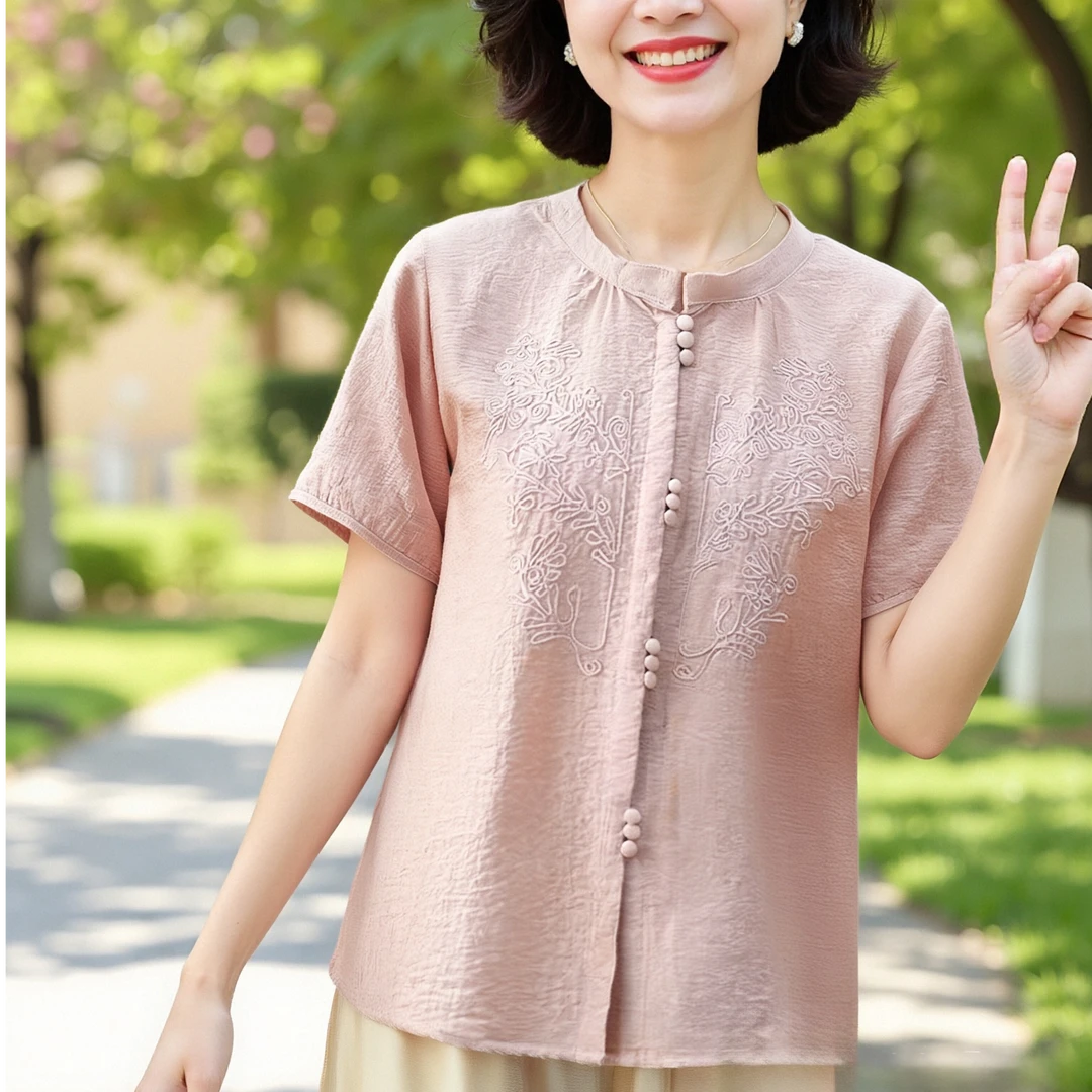 常规款宽松型中式开衫时尚女装时尚显瘦小开衫加宽加大女装上衣