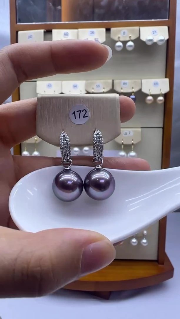 未镶嵌耳饰淡水珍珠172