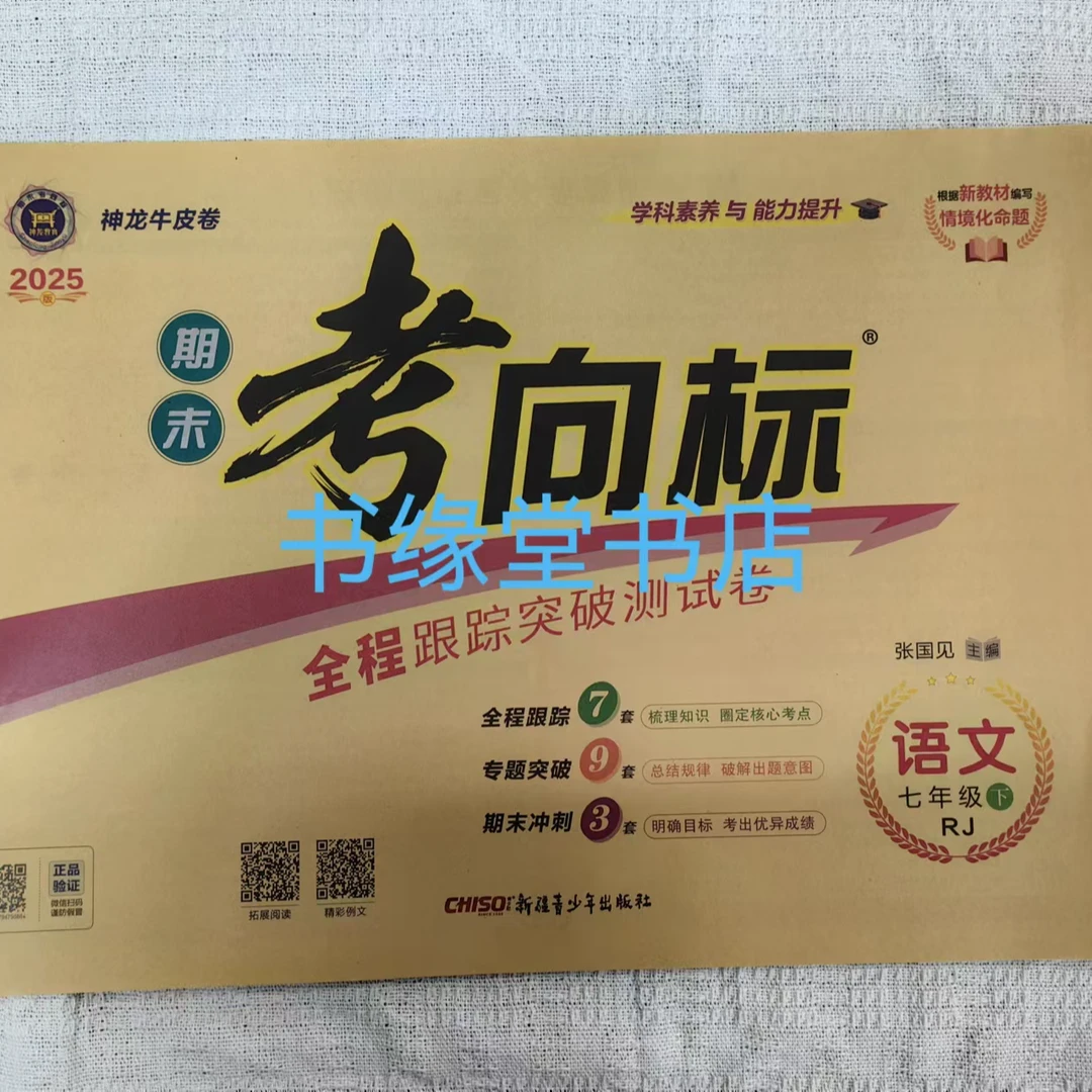 2025神龙牛皮卷考向标七-九年级下语数英物化政史地生人教版