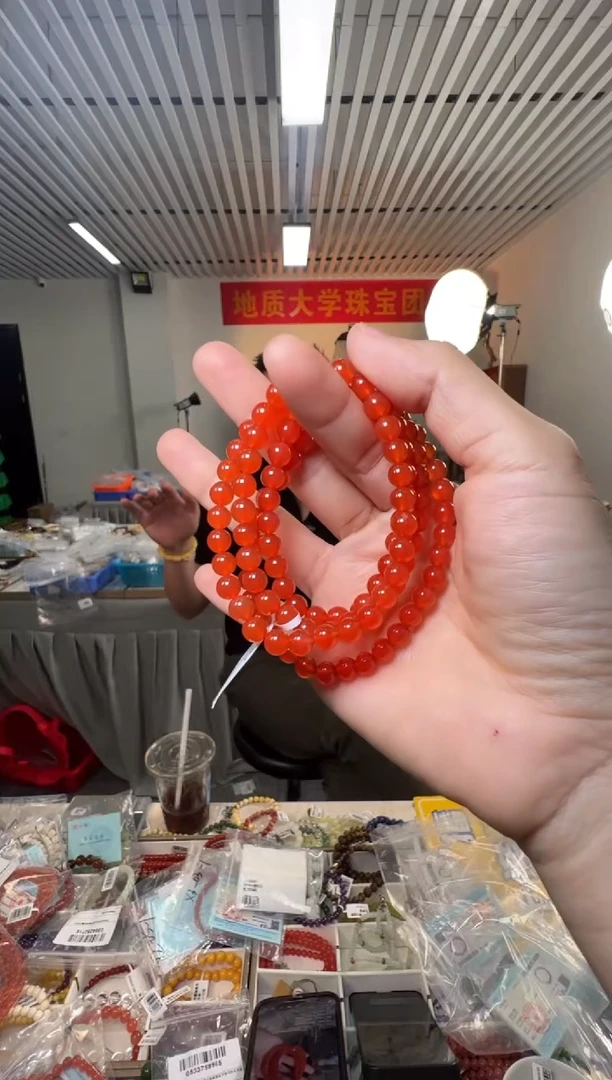 未镶嵌手串南红玛瑙约6mm南红多圈手串