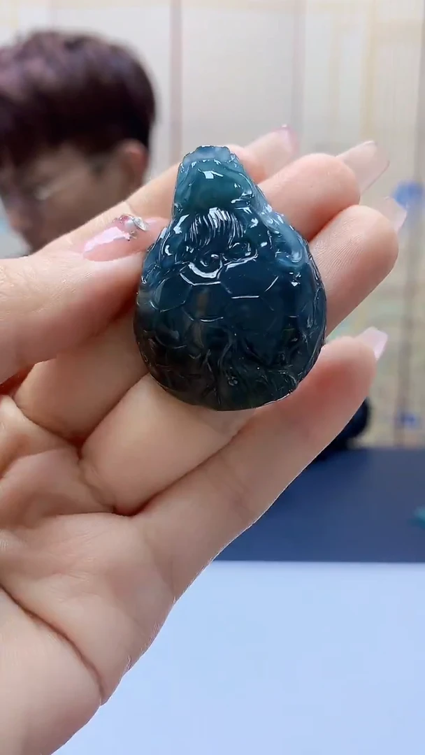 未镶嵌定制翡翠5159ty-毛货挂件68