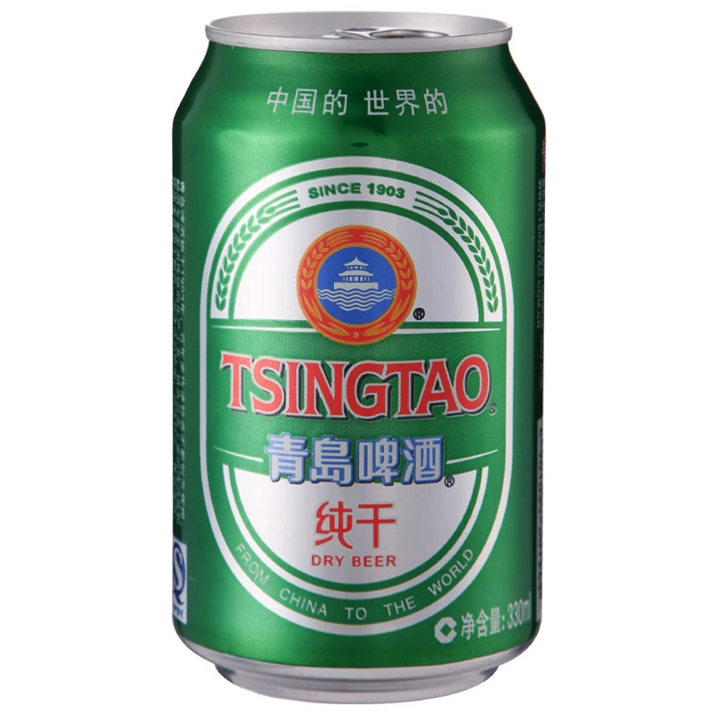 青岛啤酒纯干330ml*6罐