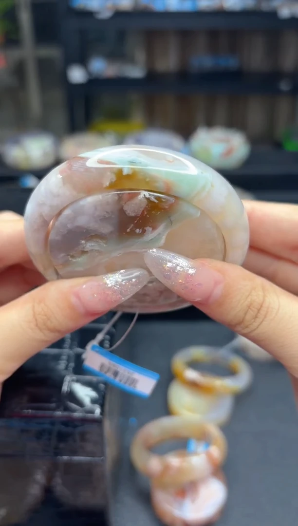 石英质玉手镯未镶嵌38(58圈赠送镯心)