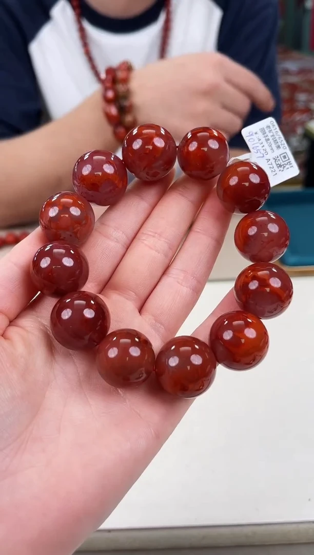 未镶嵌瓦西手串19~20南红玛瑙（多样式发其一）