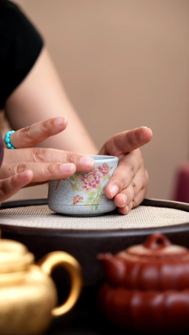 茶壶紫砂海蓝段主人杯喜上枝头
