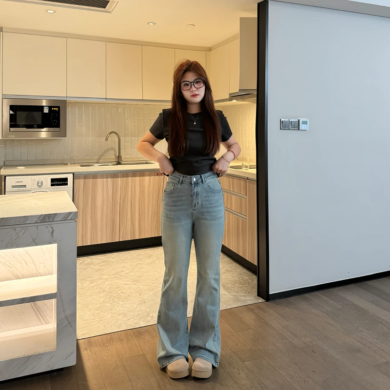 南岛风大码女装2025新春夏胖mm百搭休闲显瘦上衣女短袖T恤ZYY446