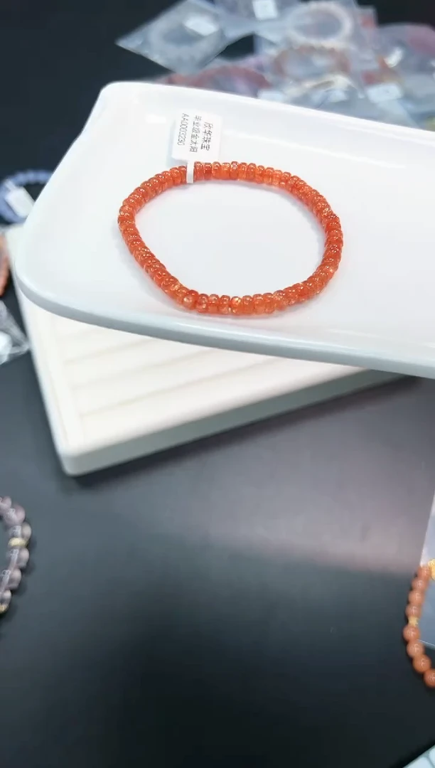 【闪购商品】长石手串未镶嵌16r多样性发其一/1条默认微瑕