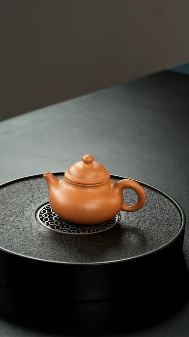 茶壶紫砂黄龙山团山黄金段容天