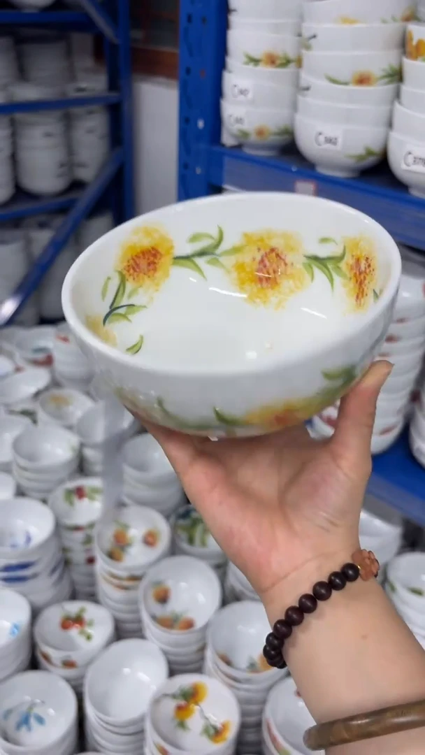 瓷片景德镇手绘釉中彩（食品级）小罗汉碗