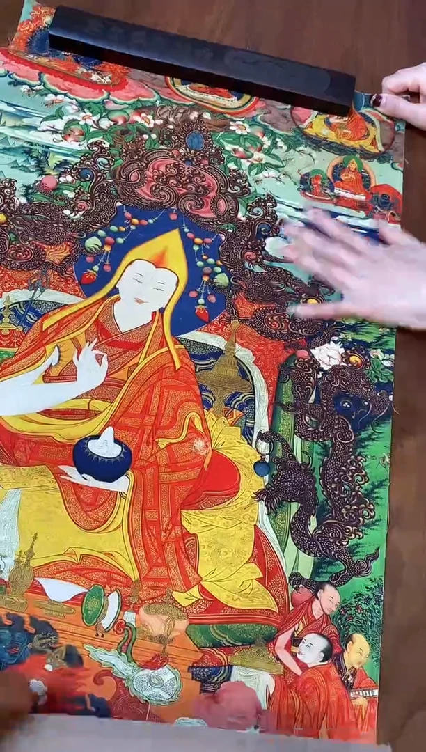 装裱画精美唐卡tk16028