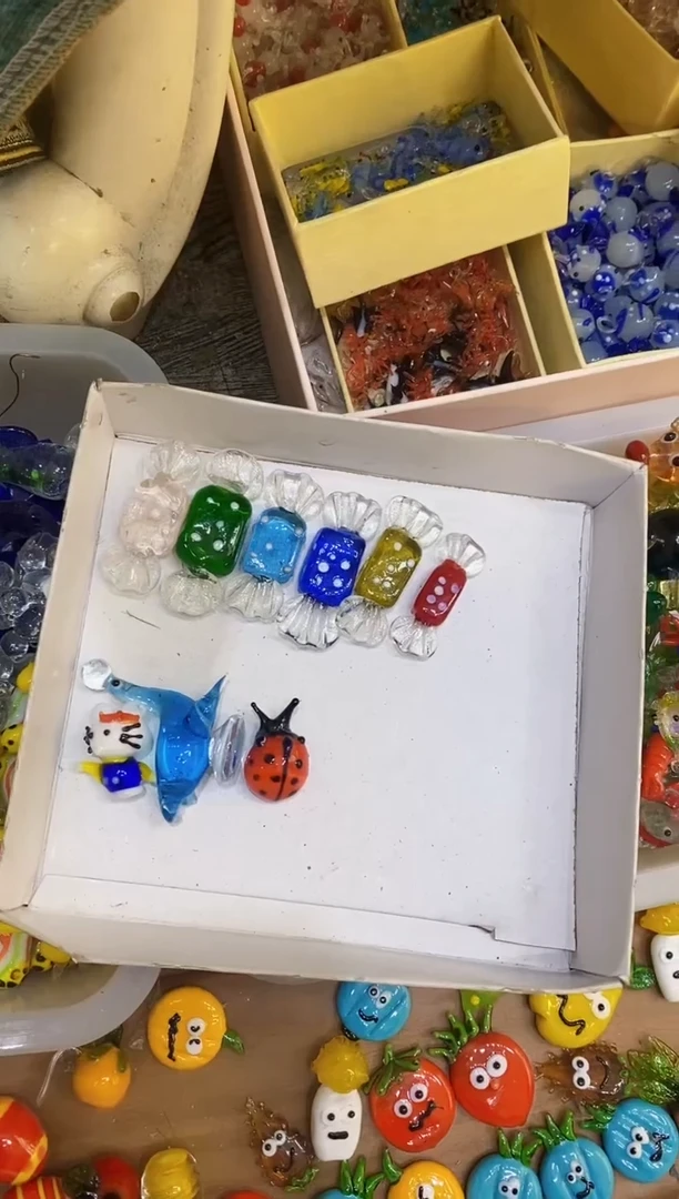 【闪购商品】琉璃手工艺品6块糖+送三件