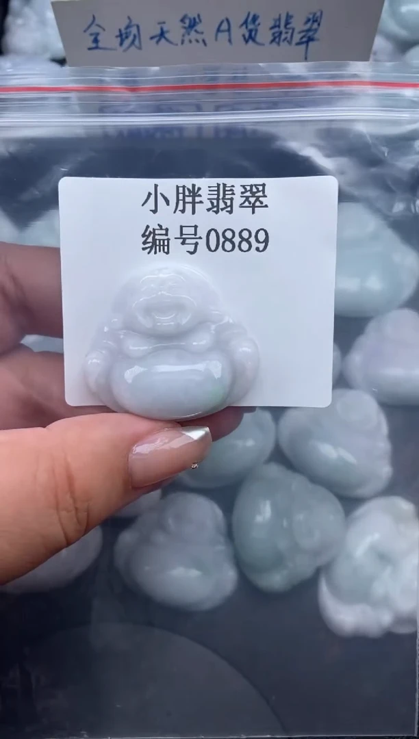 翡翠未镶嵌颈饰缅甸天然A货翡翠0889