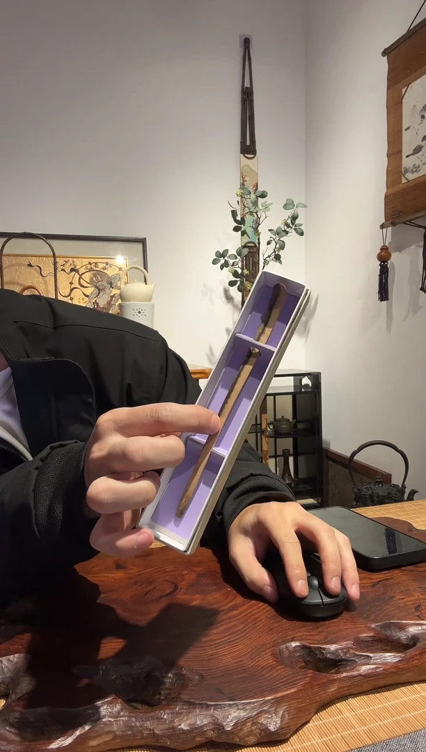 香榧木木头雕刻茶勺1111