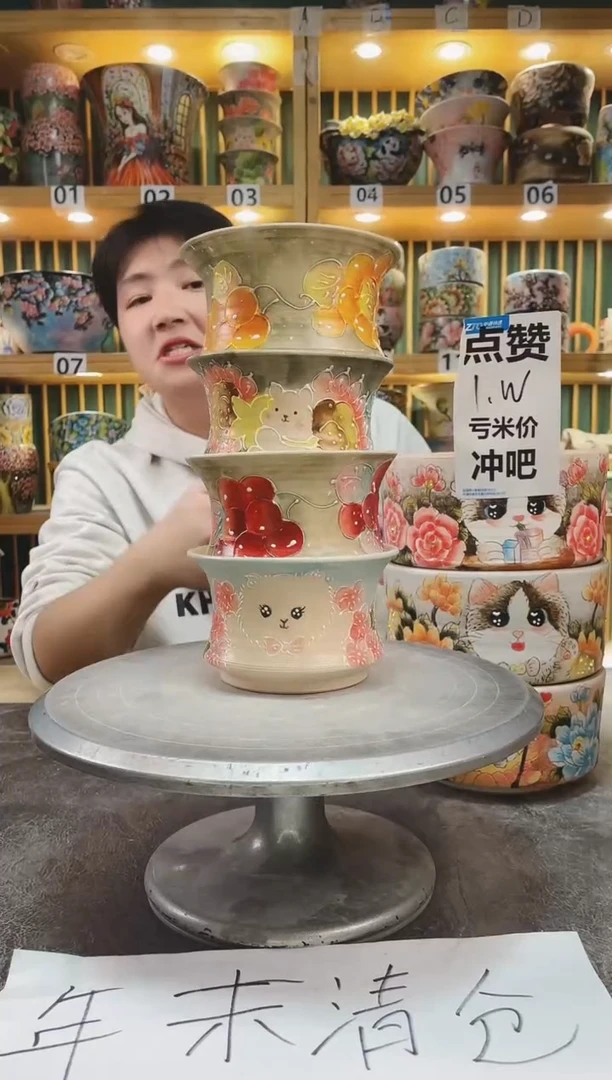 【闪购商品】瓷片默认微瑕一物一拍0115-537-4个