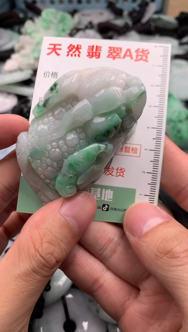 翡翠未镶嵌吊坠(不含链)1