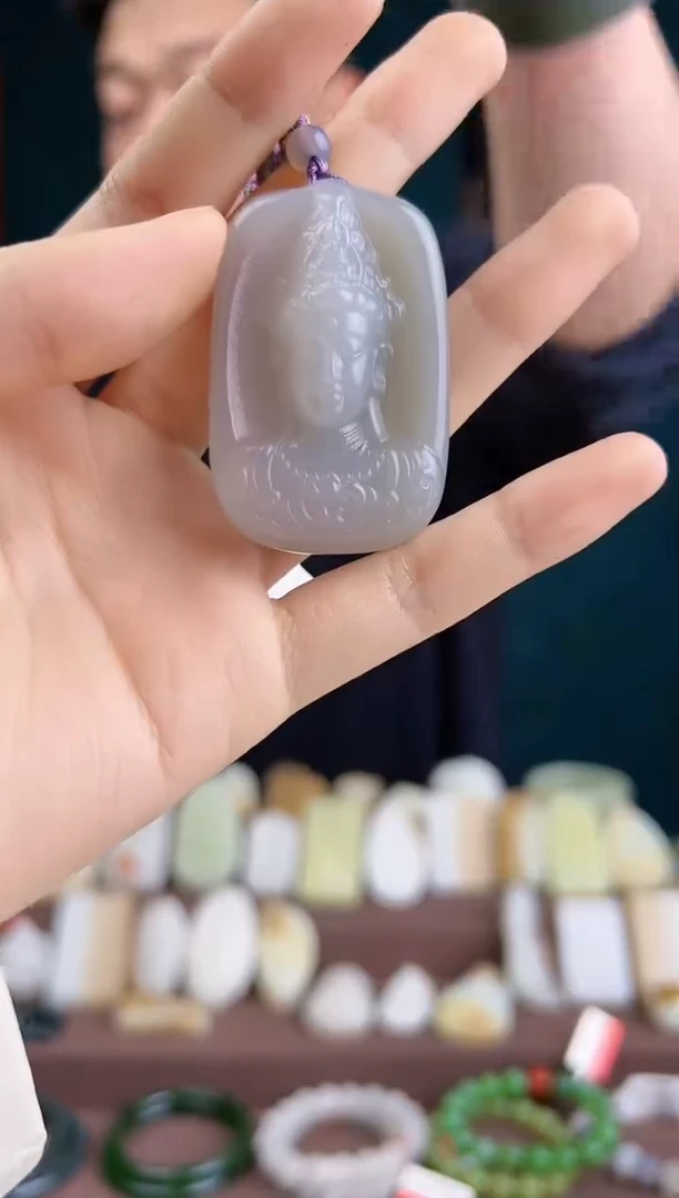 【闪购商品】和田玉颈饰未镶嵌ZZ 拍一发一 多样性发货