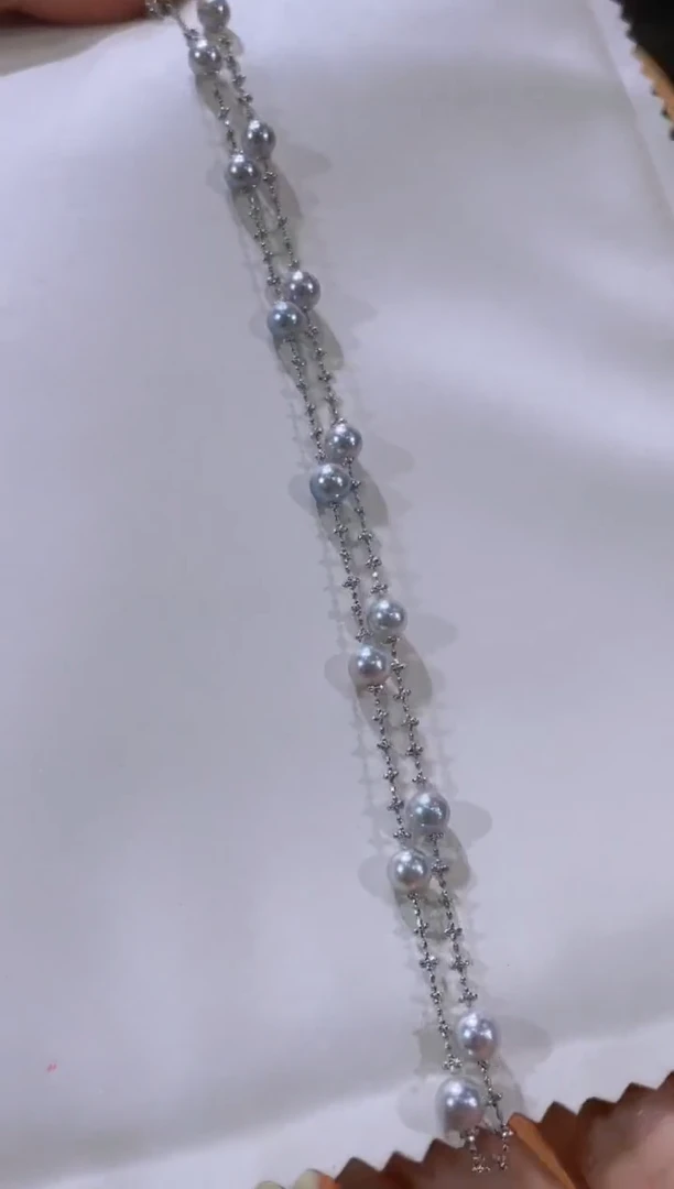 【闪购商品】海水珍珠颈饰18K金镶嵌项链